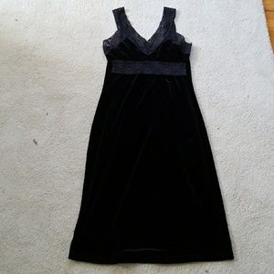 Velvet black dress (price negotiable)